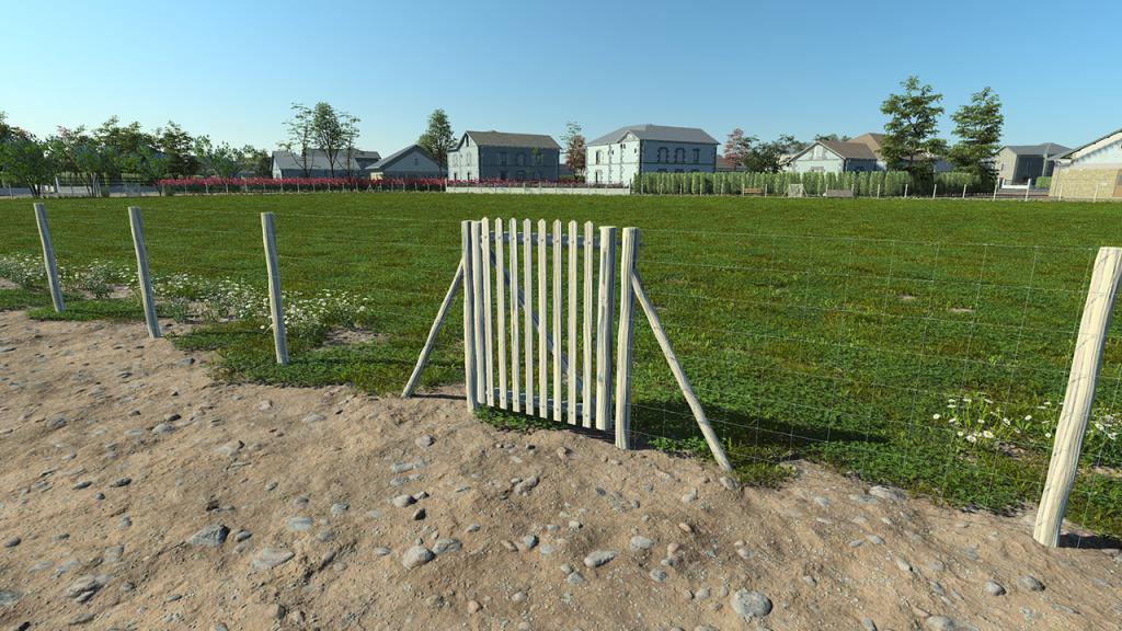 Square metal fence 120cm