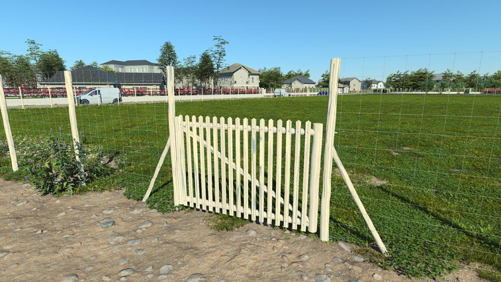 Square metal fence 190cm