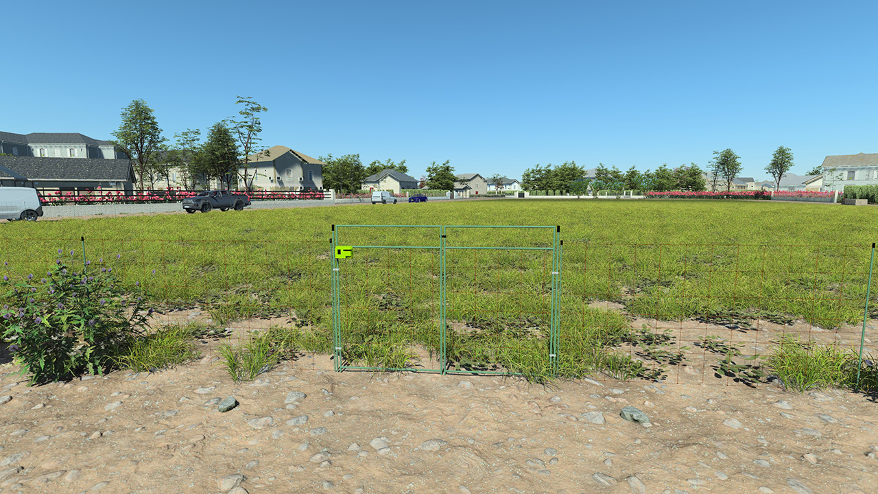 Ursus fence light metal poles 110cm_1