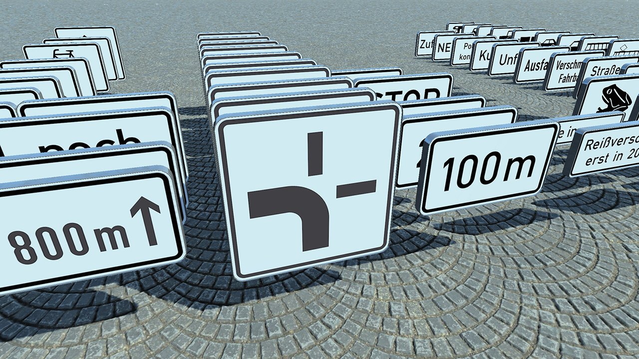 German Road Signs (Additional Signs) Vol_3_0