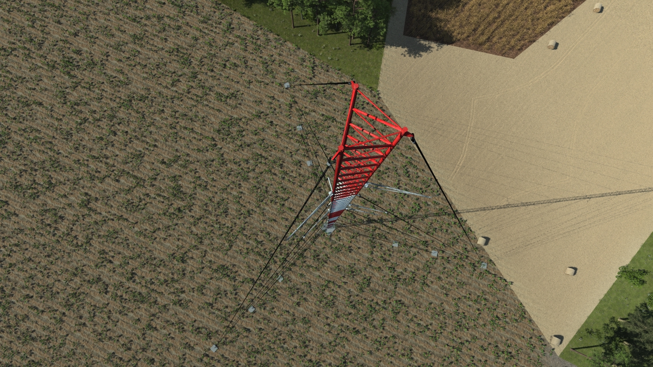 Wind measurements masts with thick cables_0