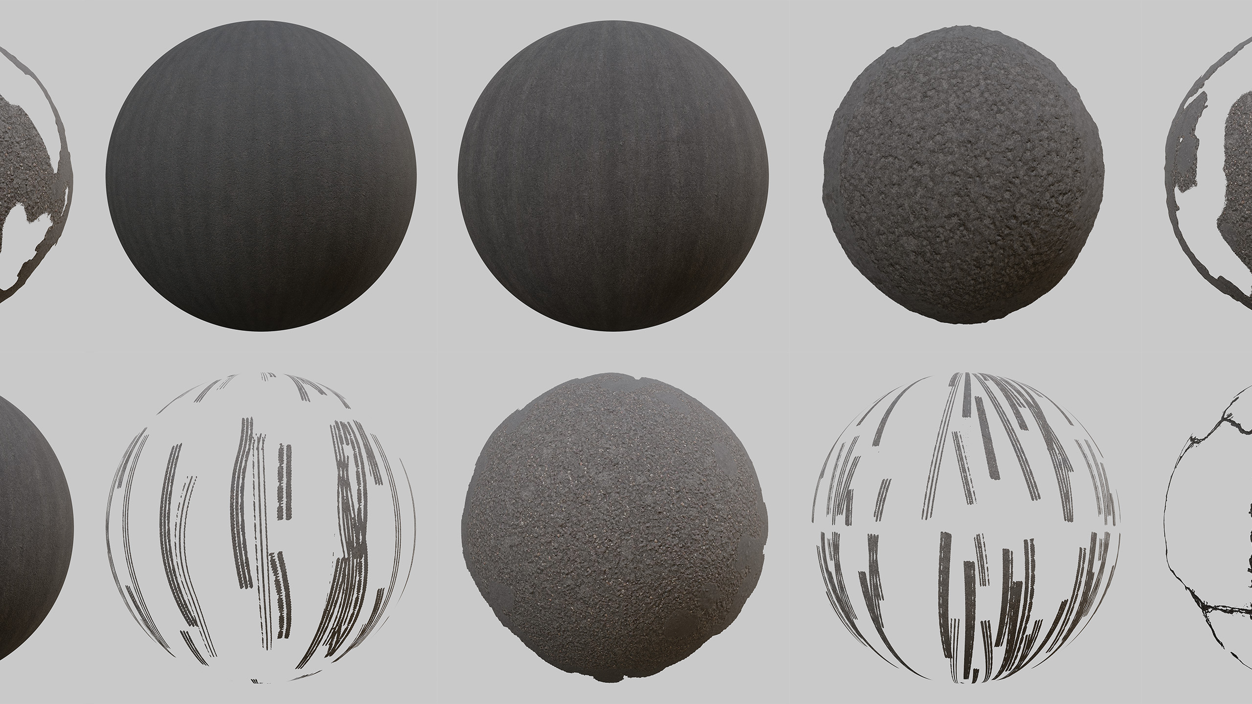 Asphalts  (Road-Wear Decals) and (Road Markings)_0