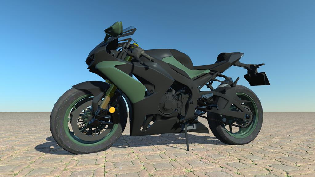 Supersport Motorbike